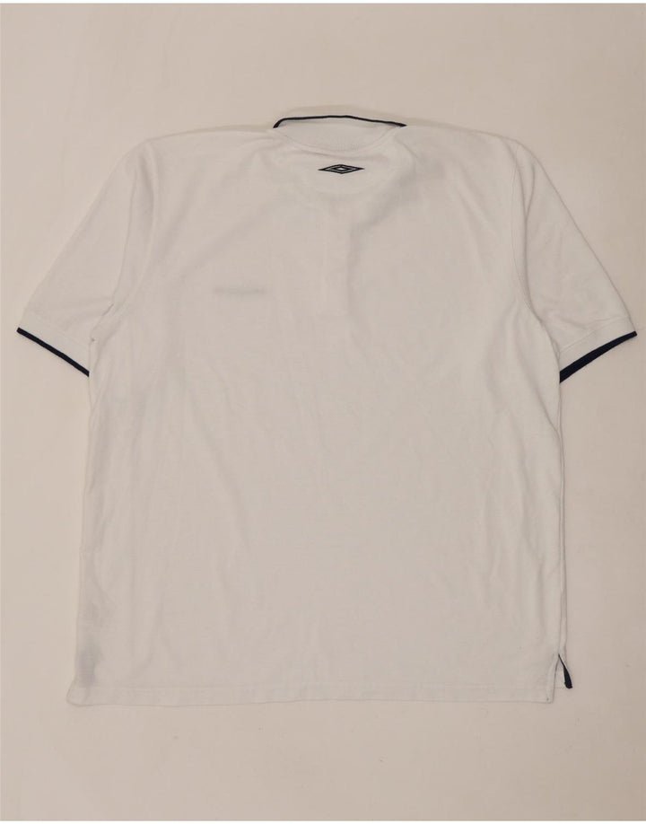 Umbro Herren Poloshirt XL Weiß Polyester