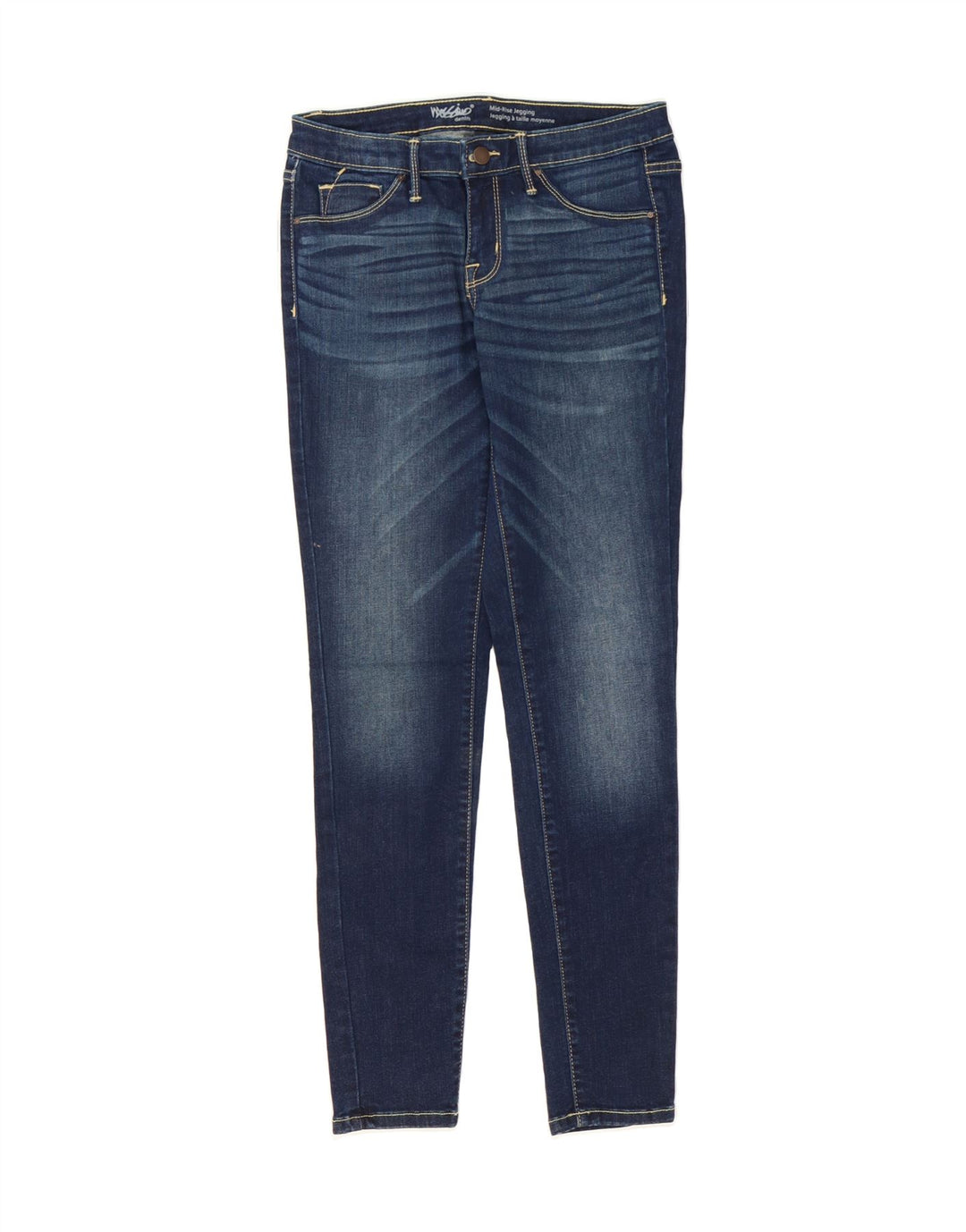 MOSSIMO Womens Mid Fit Mid Rise Jegging Jeans US 4 Small W27 L30 Blue Vintage Mossimo and Second-Hand Mossimo from Messina Hembry 