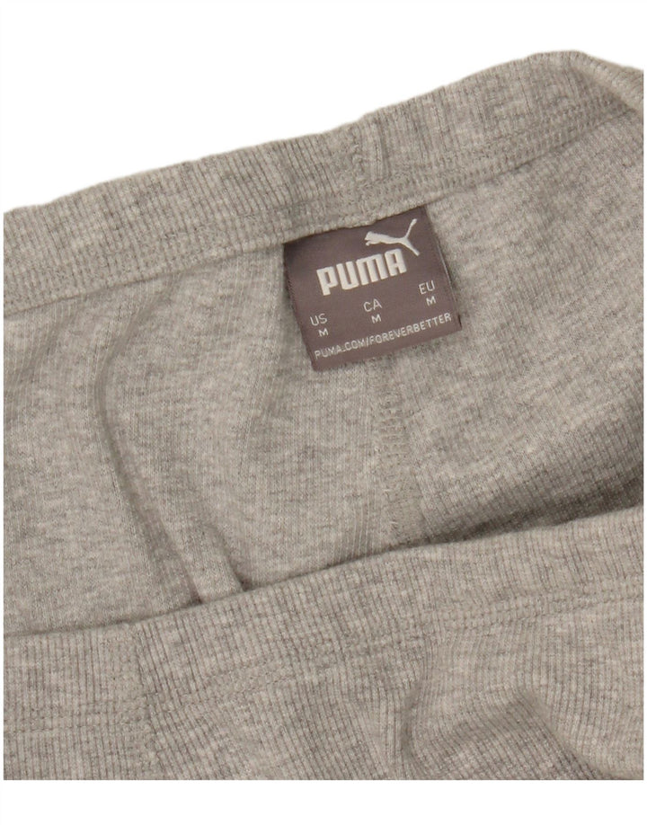 Puma Damen Trainingshose Jogger UK 14 Mittelgrau gefleckt