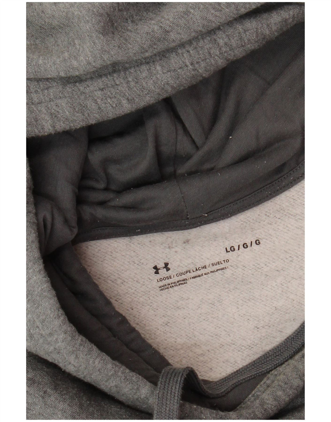 UNDER ARMOUR Herren Kapuzenpullover, Größe L, Grau