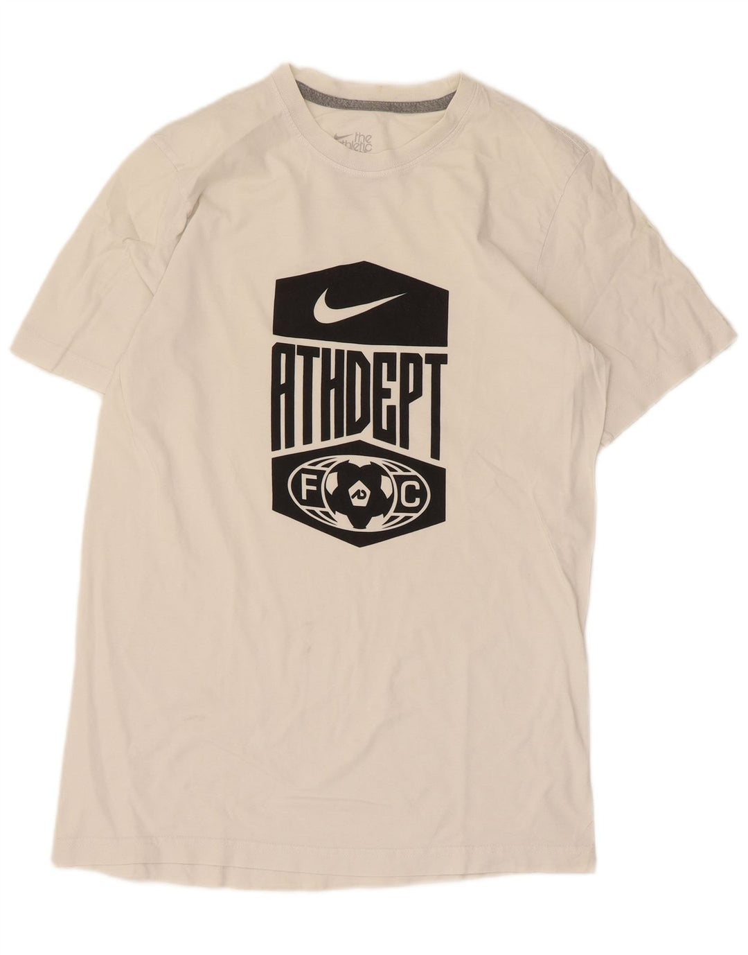 Nike Herren Standard Fit Graphic T-Shirt Top UK 38/40 Mittelweiß