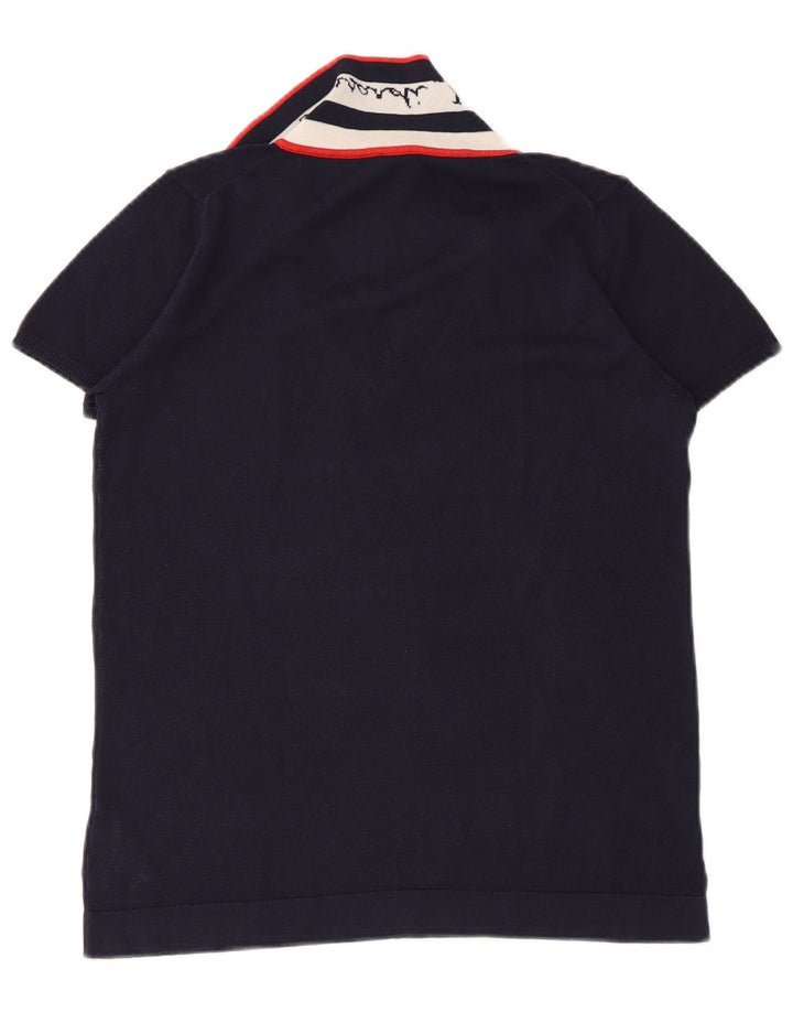 TRUSSARDI JEANS Damen-Pullover mit Rollkragen, Gr. 40, Marineblau