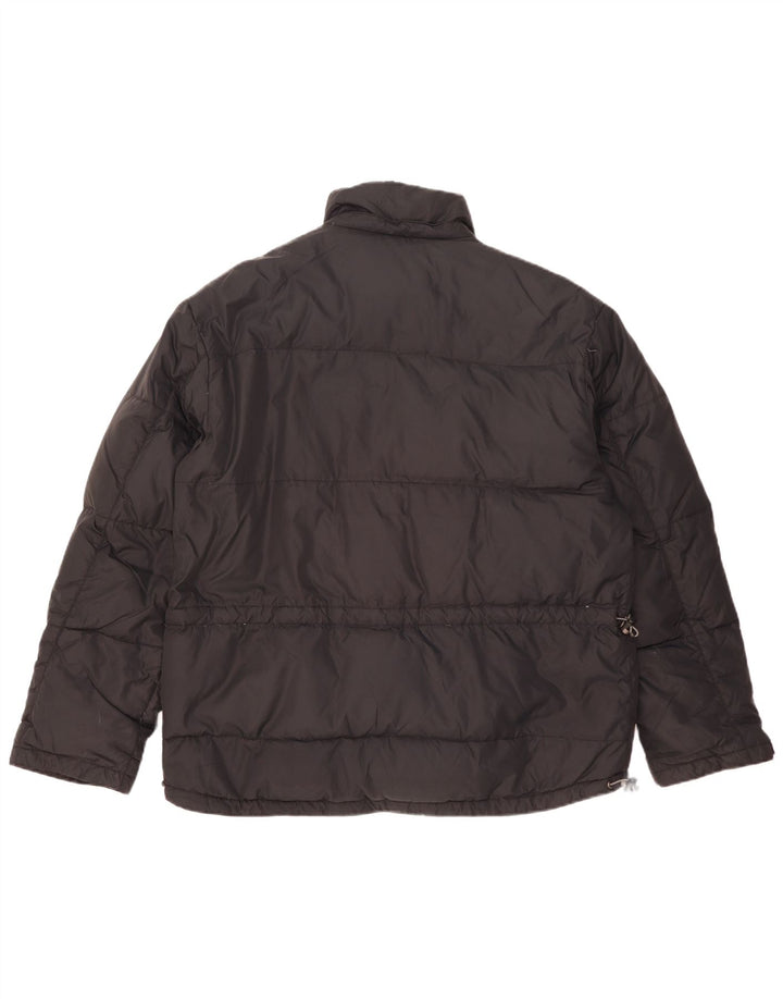 Geox Herren Wattierte Jacke UK 42 XL Schwarz Polyamid