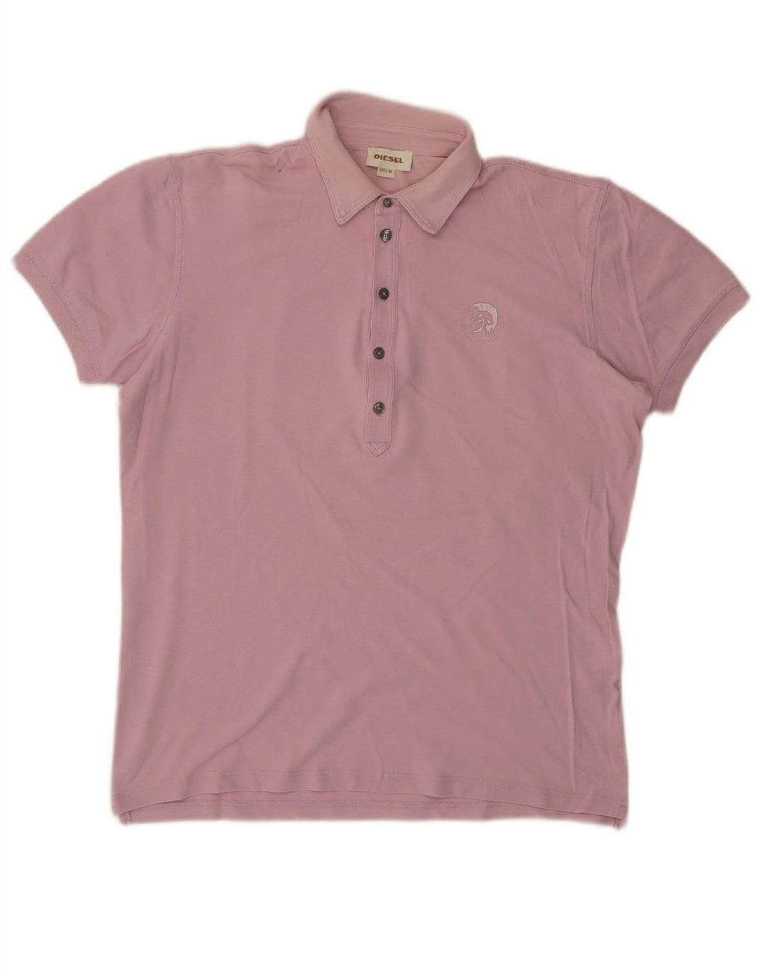 DIESEL Womens Polo Shirt UK 18 XL Pink Vintage Diesel and Second-Hand Diesel from Messina Hembry 