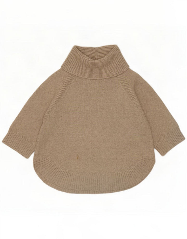 White Stuff Damen Rollkragenpullover mit 3/4-Ärmeln, UK 14 Mittelgrau