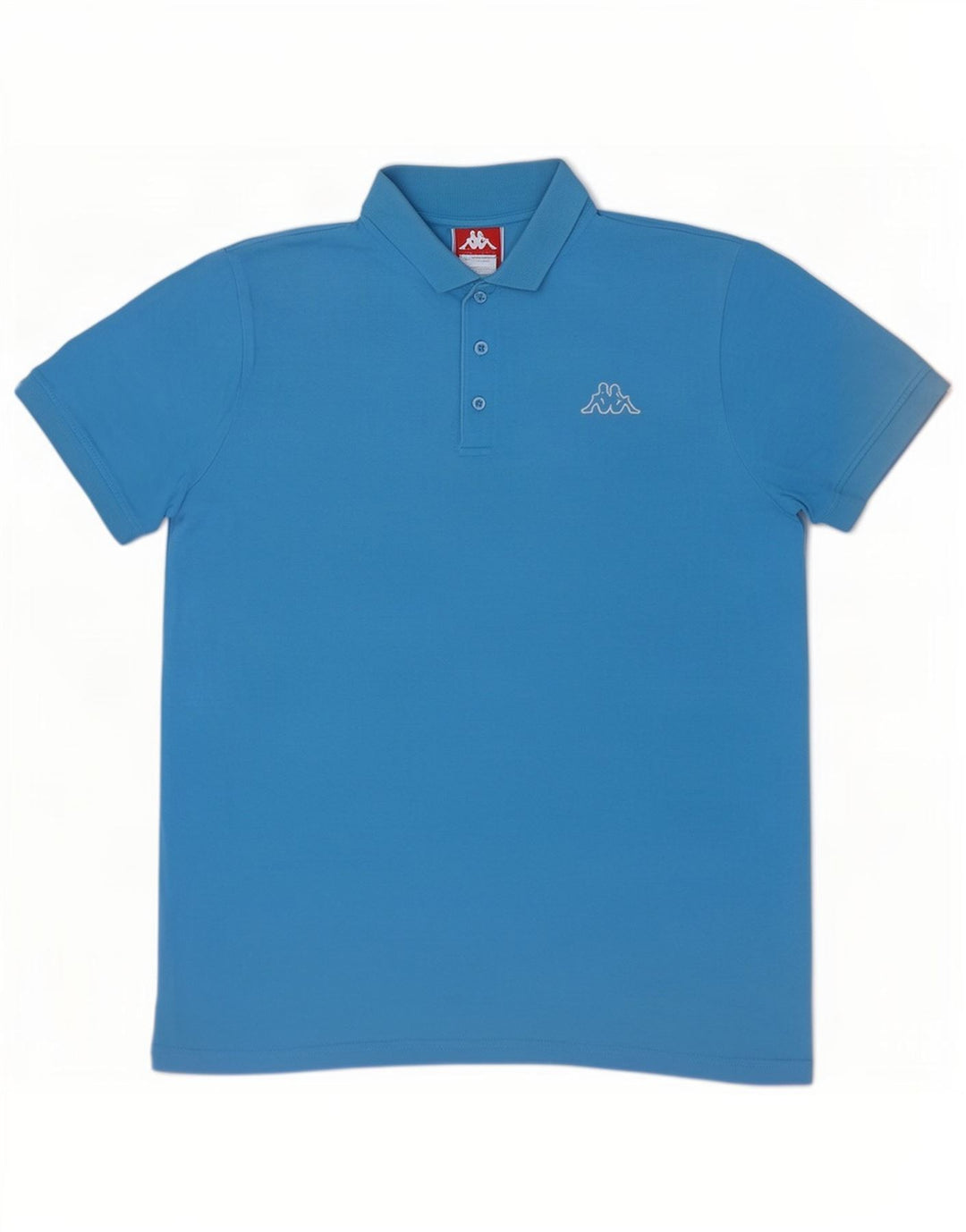 Kappa Herren-Poloshirt, große blaue Baumwolle