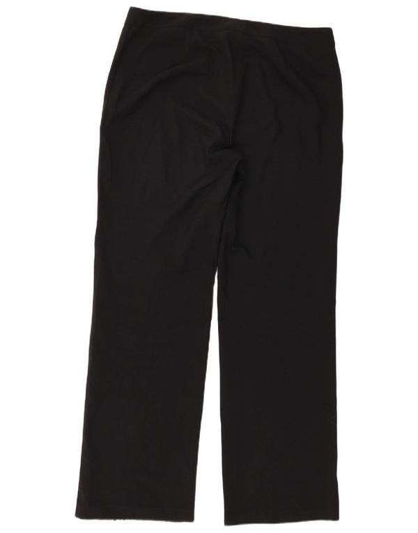 Marks & Spencer Damen Gerade Freizeithose UK 14 Large W34 L31 Schwarz