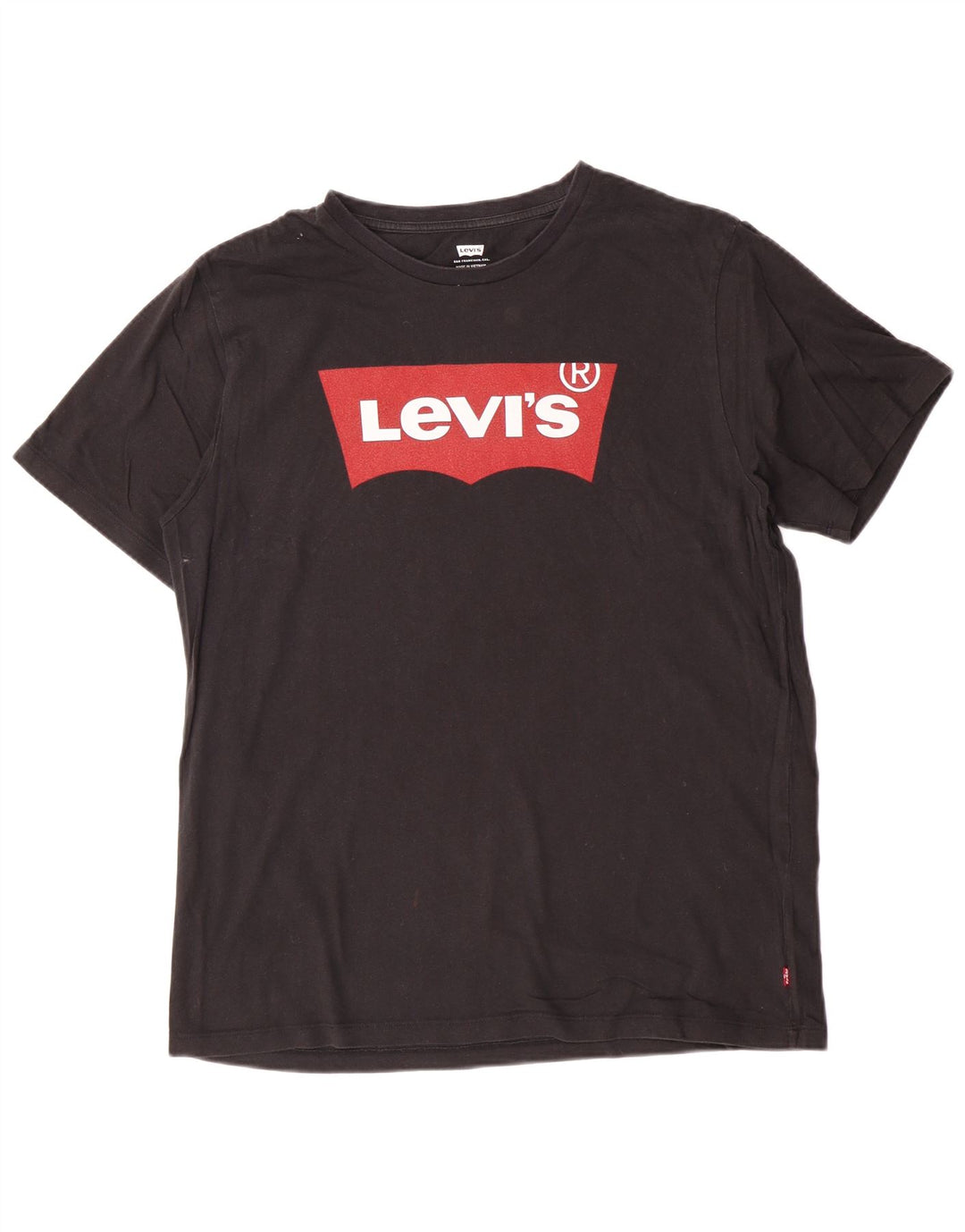 Levi's Herren-T-Shirt mit Grafik, mittelschwarze Baumwolle