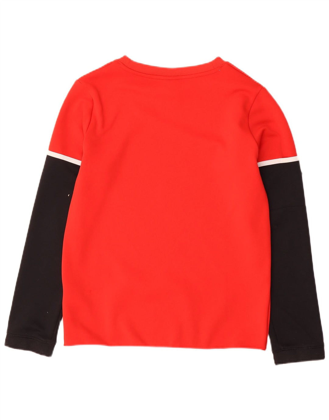 NIKE Langarmshirt mit Grafik für Jungen, 12–13 Jahre, Größe L, Rot, Farbblock