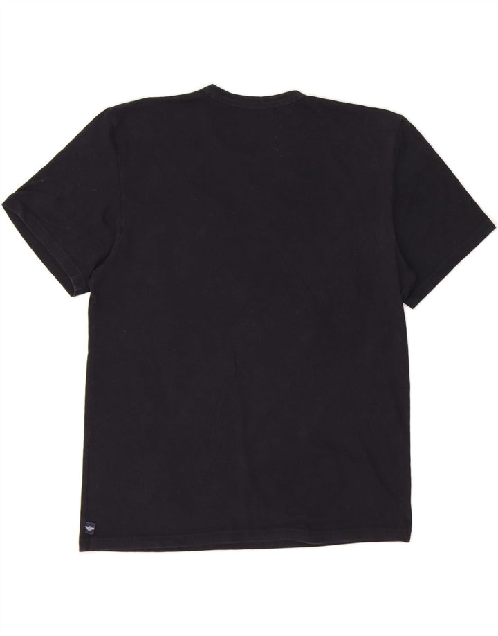 DOCKERS Mens T-Shirt Top Large Black Cotton Vintage Dockers and Second-Hand Dockers from Messina Hembry 