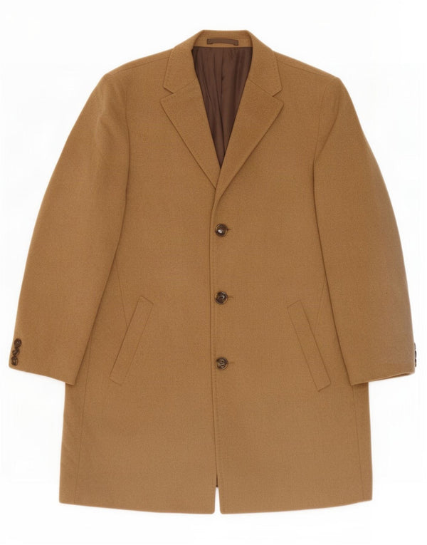 Marks & Spencer Herrenmantel UK 40 Large Beige Wolle