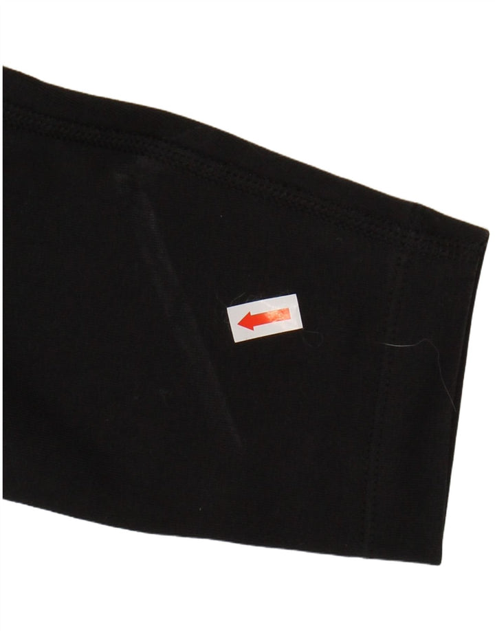 NIKE Damen Graphic Leggings UK 8 Small Schwarz Baumwolle