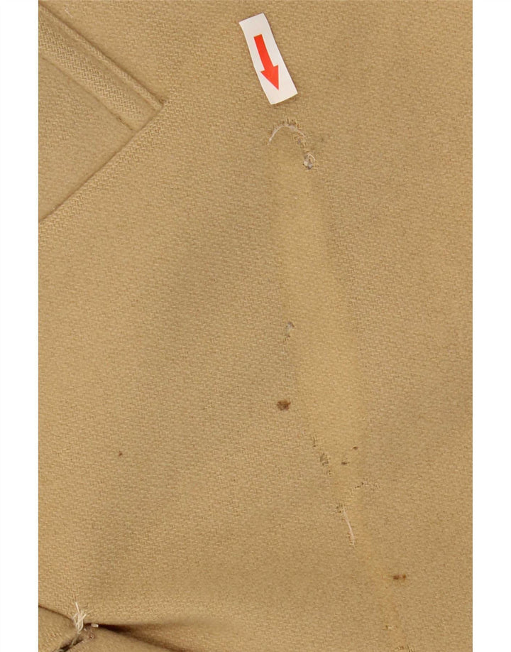 Marks & Spencer Zweireihiger Damenmantel UK 12 Mittelbeige Wolle