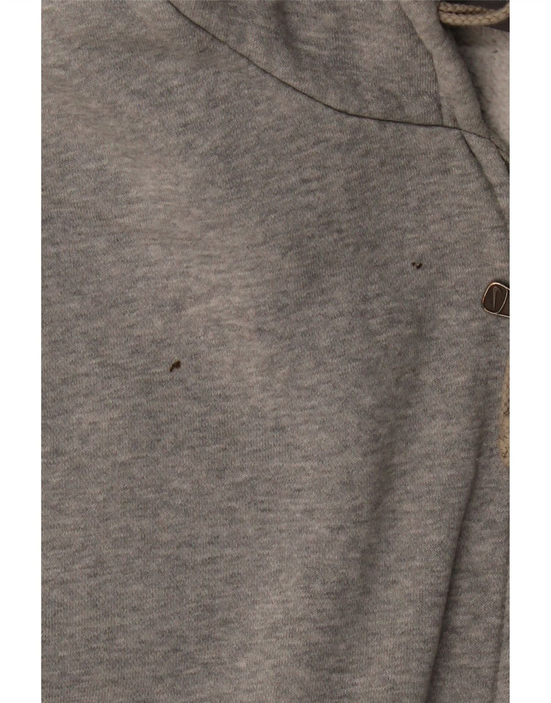 NIKE Herren-Kapuzenpullover mit Reißverschluss, XL, graue Baumwolle