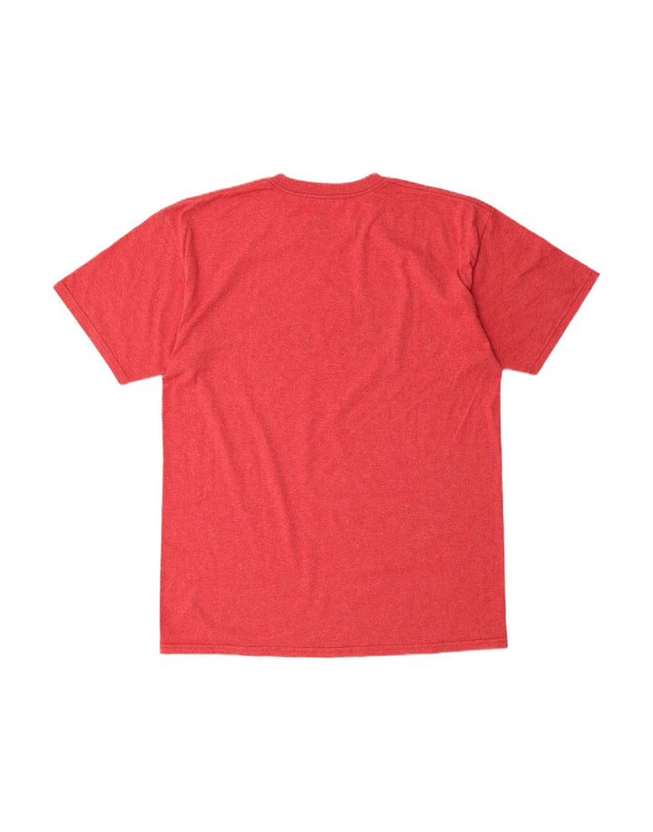 VANS Mens Graphic T-Shirt Top Large Red Cotton