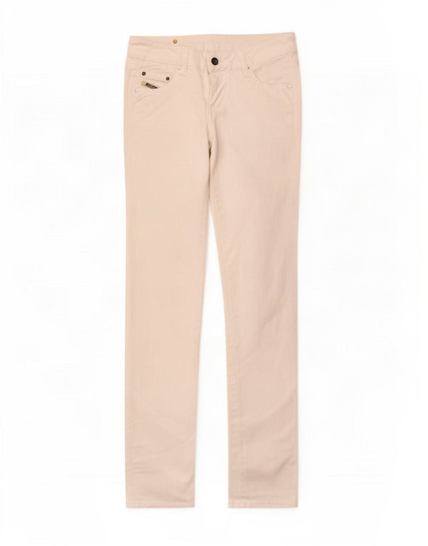 Diesel Damen Slim Jeans W25 L30 Weiße Baumwolle