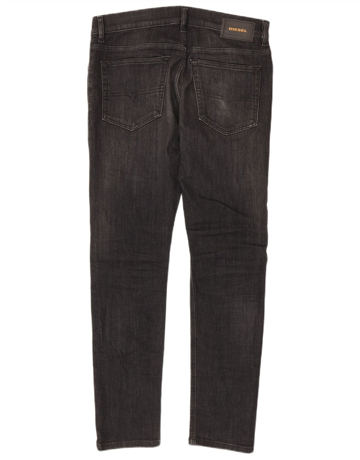Diesel Herren D-Luster Slim Jeans W31 L30 Graue Baumwolle