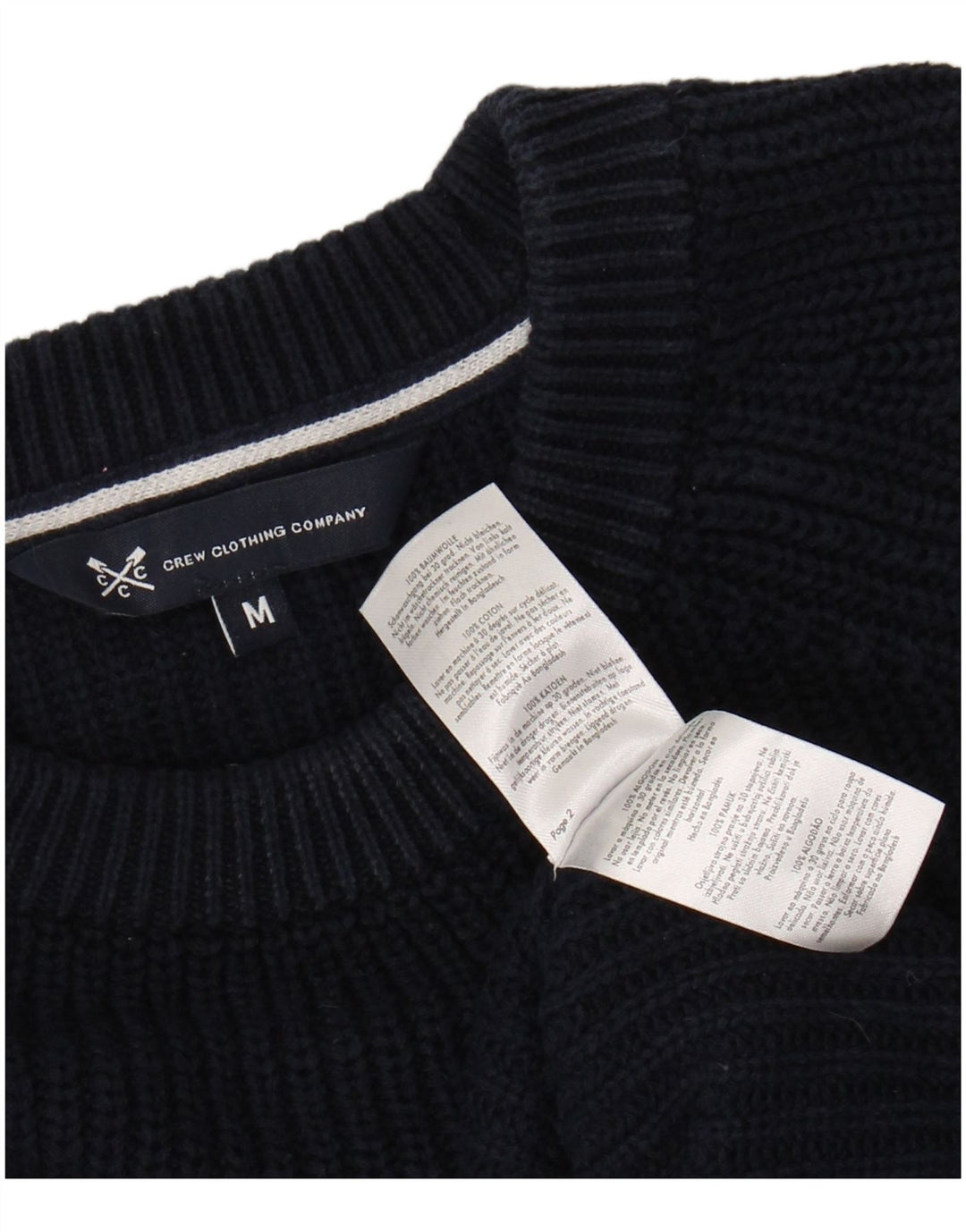 CREW CLOTHING Damen-Pullover mit U-Boot-Ausschnitt, Gr. 14, mittleres Marineblau