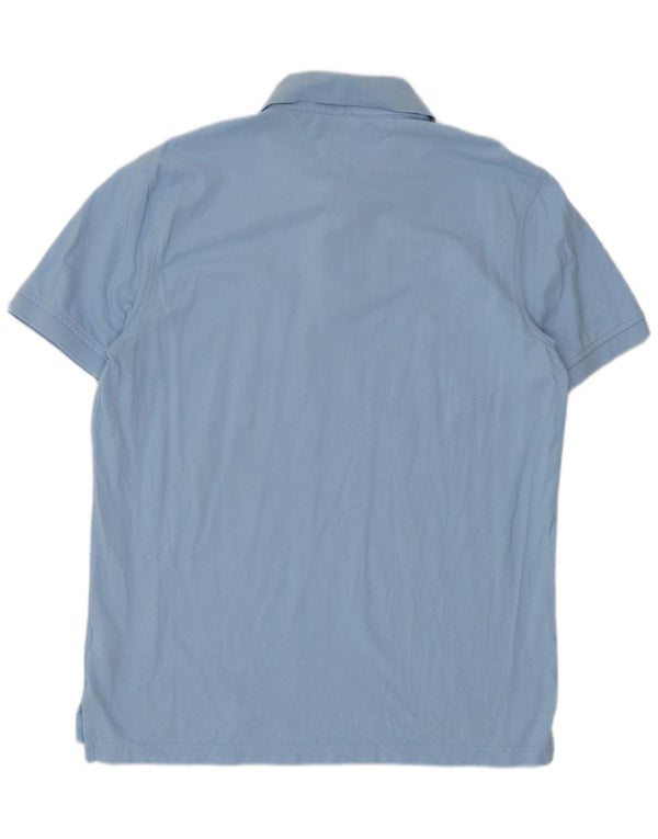 Tommy Hilfiger Herren-Poloshirt mit normaler Passform, XL, blaue Baumwolle