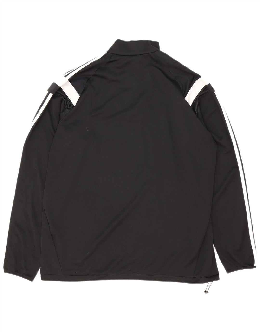 Adidas Herren Climacool Pullover-Trainingsanzug mit Reißverschluss, XL, Schwarz, Farbblock