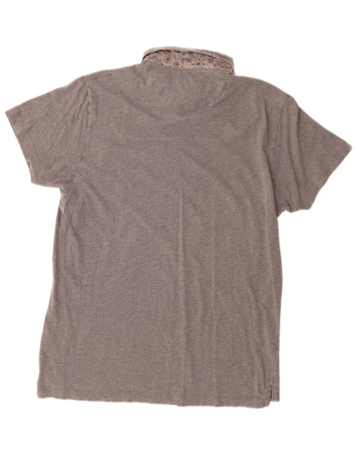 Woolrich Herren Poloshirt XL Grau Baumwolle