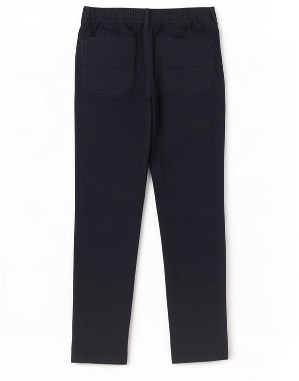 Marks & Spencer Damen Slim Cropped-Hose, UK 14, Large W36 L26, Marineblau
