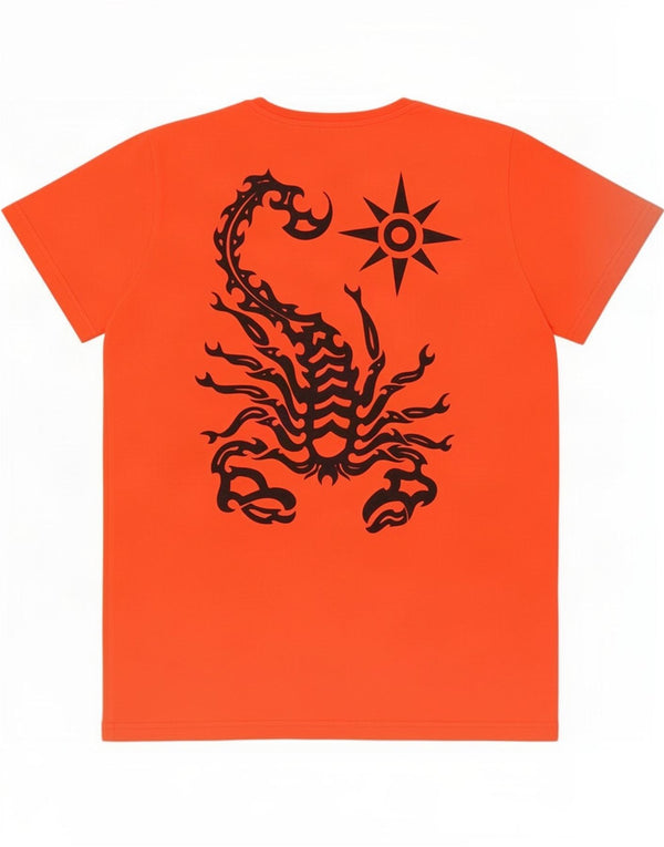 Scorpion Bay Grafik-T-Shirt für Damen, UK 18, XL, Rot, Baumwolle