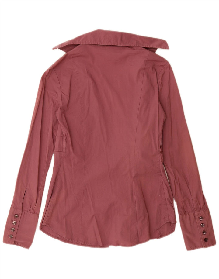 Benetton Damen-Hemdbluse, Gr. 8, Rosa