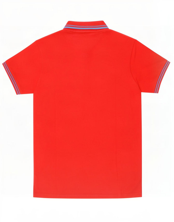 Kappa Herren-Poloshirt, groß, rot gestreift