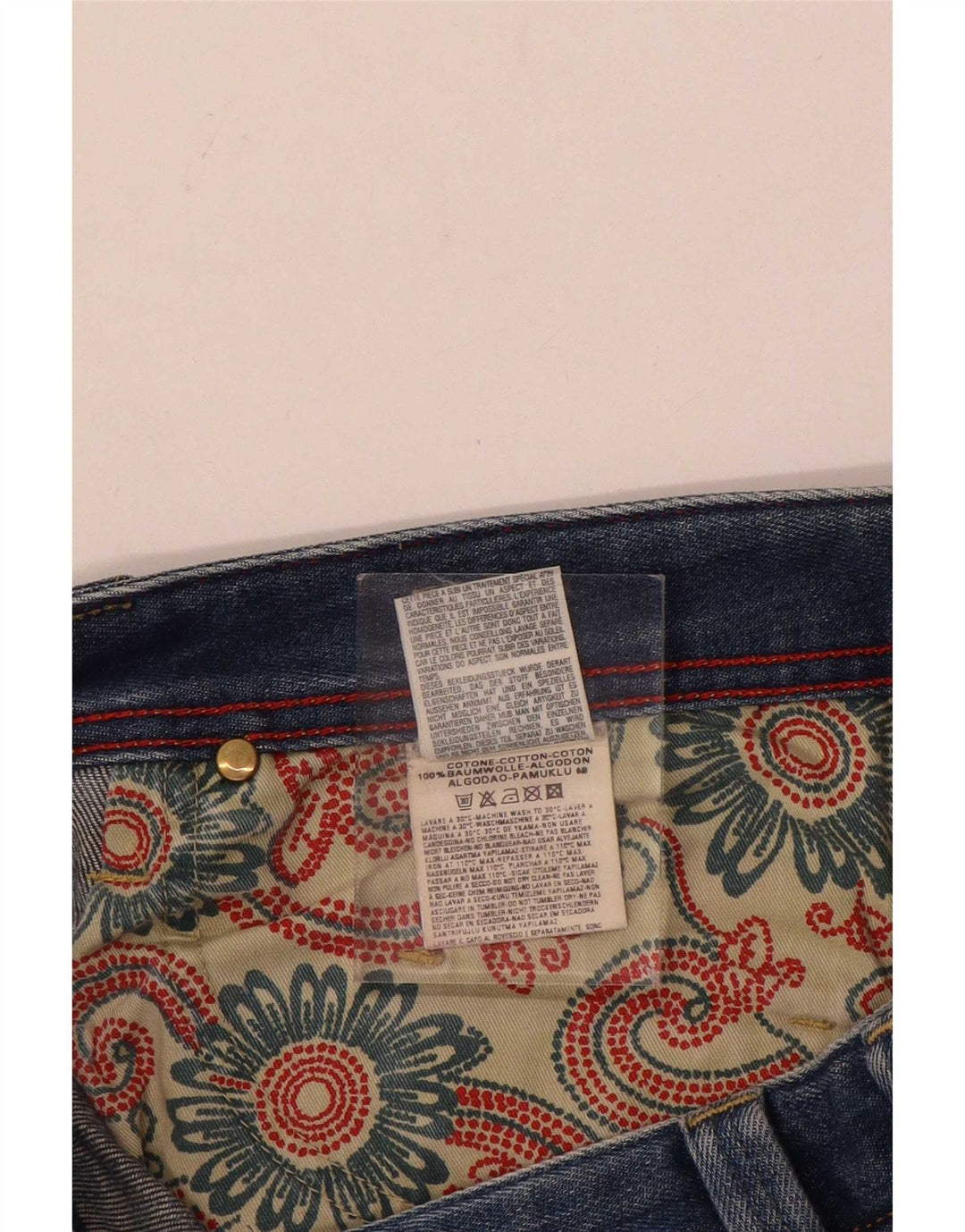 Diesel Herren Lugger Straight Jeans W30 L34 Blaue Baumwolle