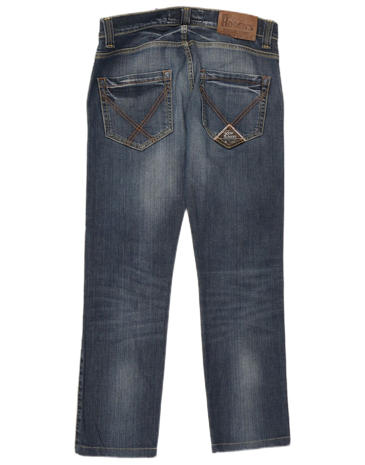 Roy Rogers Herren Straight Jeans W32 L28 Blaue Baumwolle