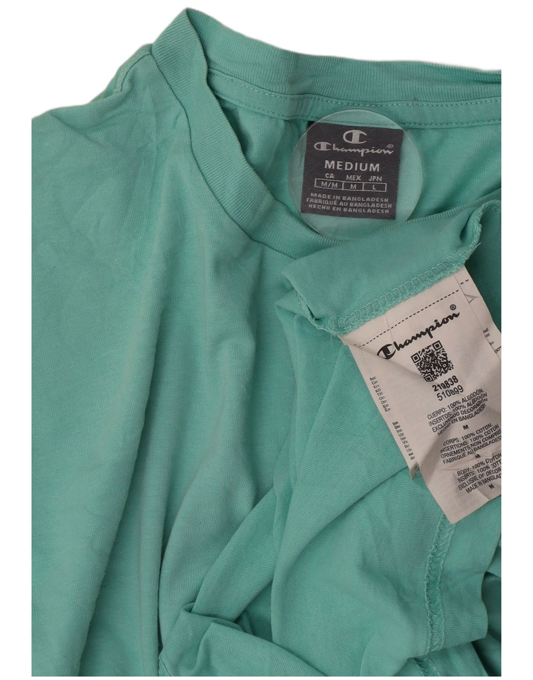 Champion Herren T-Shirt Top aus mittelgrüner Baumwolle