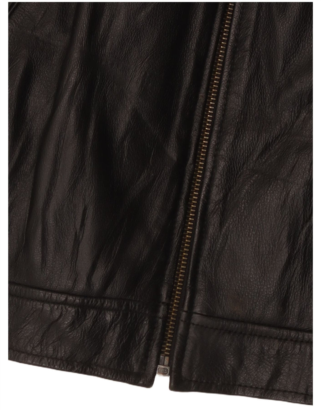 Trapper Herren Lederjacke IT 50 Großes schwarzes Leder