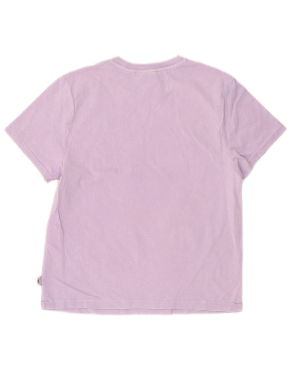 Levi's Damen T-Shirt Top UK 6 XS Lila Baumwolle