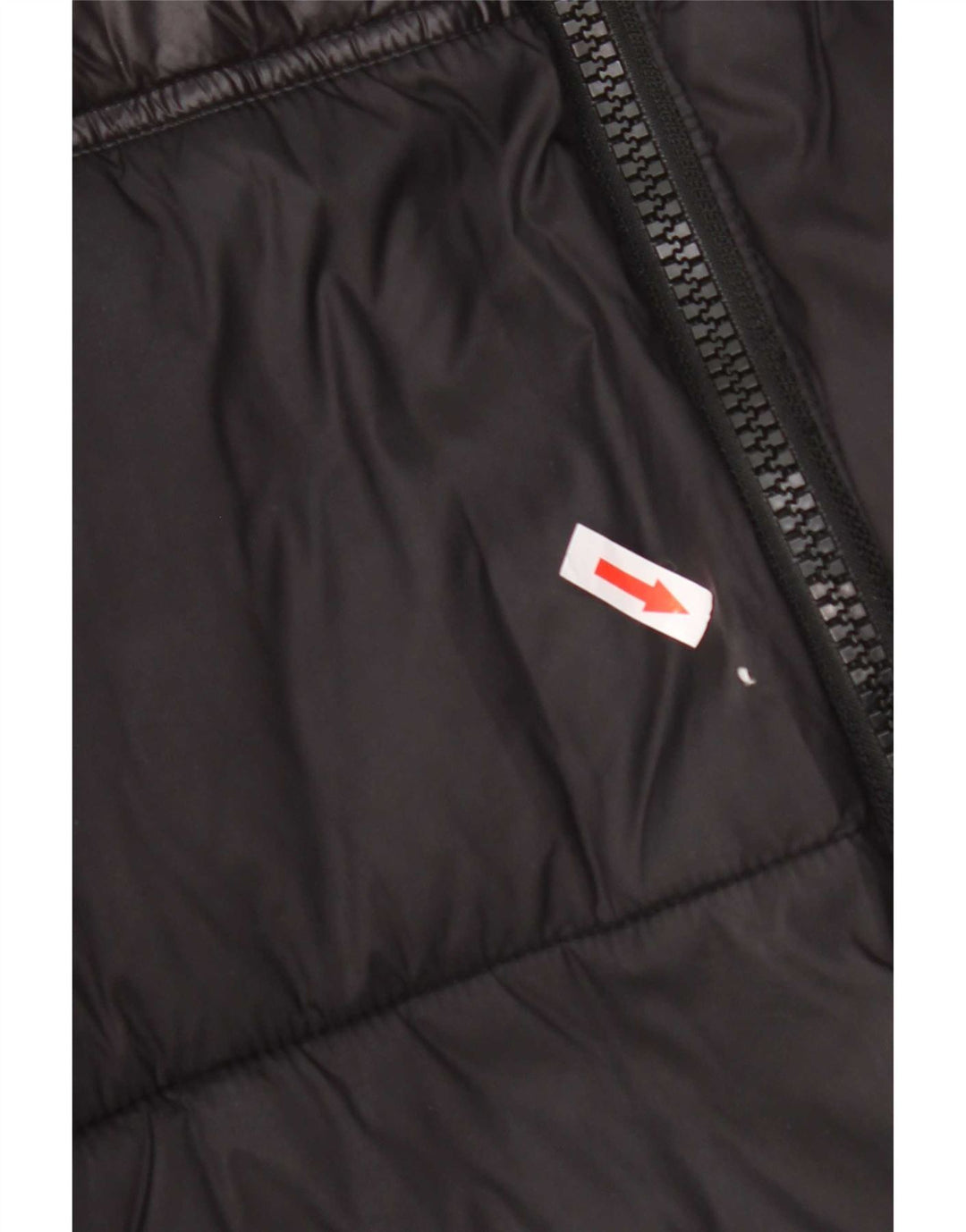 Fila Herren Wattierte Jacke UK 38 Mittelschwarzes Nylon