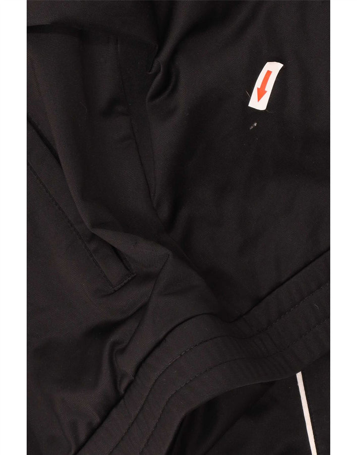 Lotto Herren-Trainingsanzug-Oberteil mit normaler Passform, Mittelschwarz, Polyester, Sport
