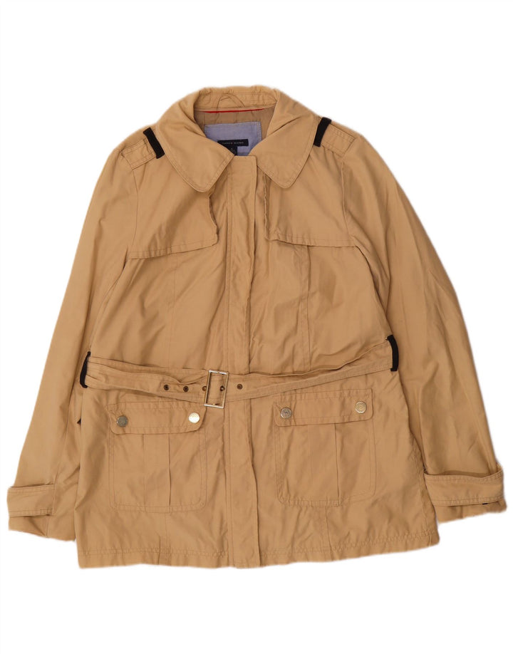 Tommy Hilfiger Damen Trenchcoat UK 14 Mittelbeige Baumwolle