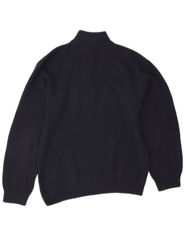 Fila Herren-Pullover mit Reißverschluss, XL, Marineblau