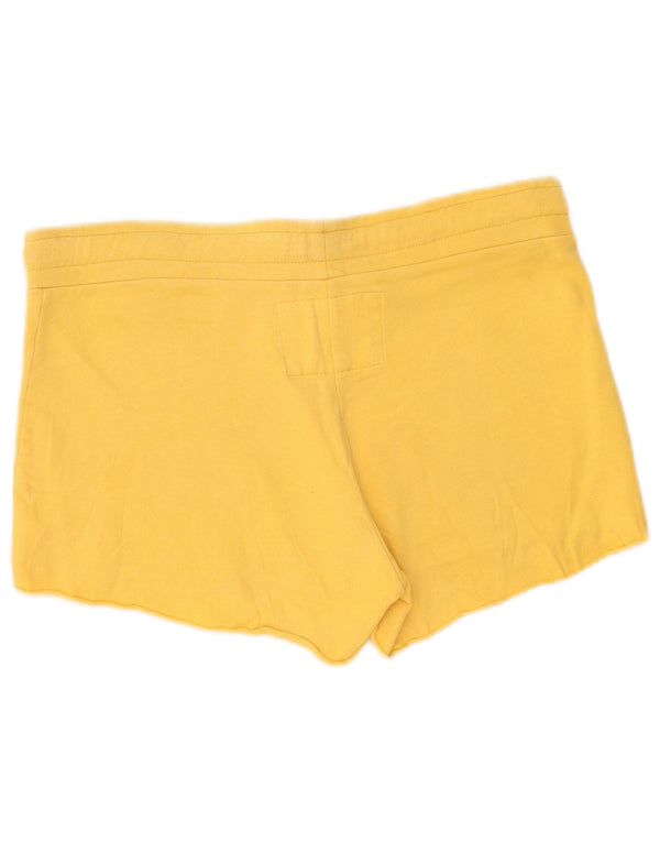 Mistral Womens Graphic Sport Shorts UK 10 Small  Yellow
