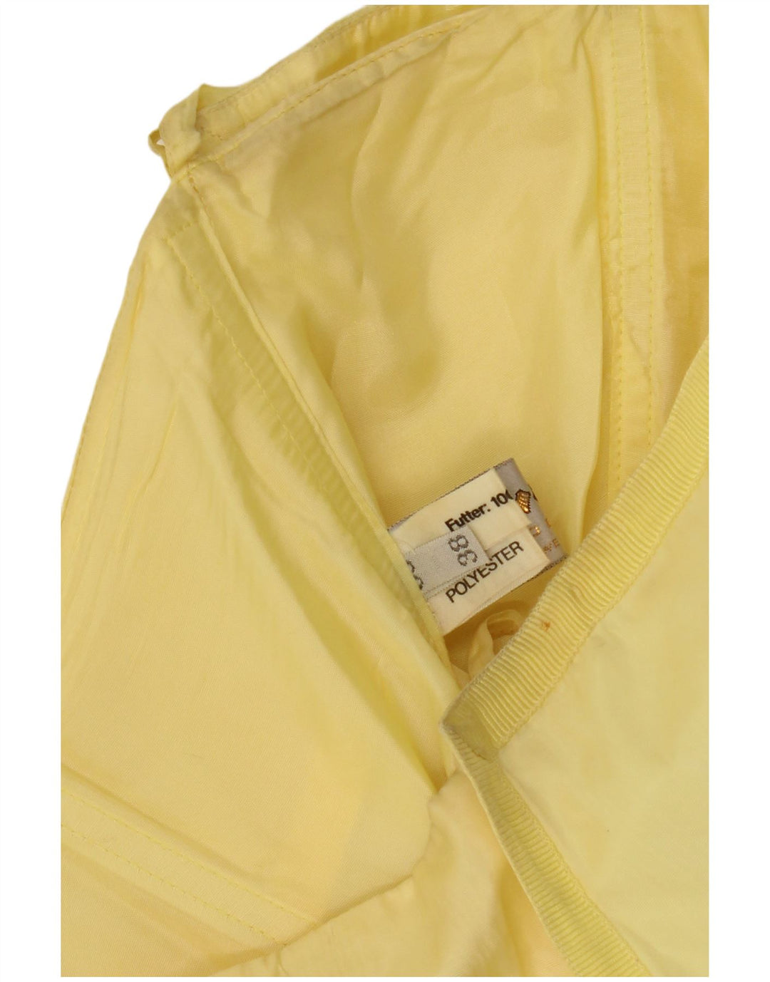 Murek Damen Asymmetrisches trägerloses Kleid EU 38 Mittelgelbes Acetat
