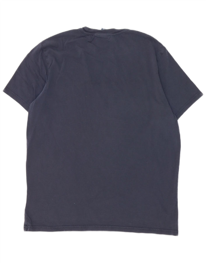 Champion Herren-T-Shirt mit Grafik, Größe L, Marineblau