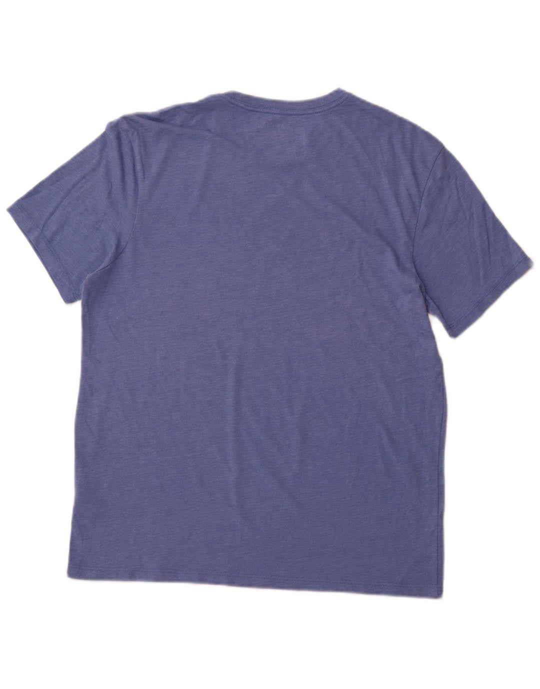 J. CREW Herren T-Shirt-Oberteil aus mittelblauer Baumwolle