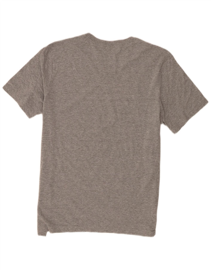 Nike Herren-T-Shirt mit Grafik, groß, grau gefleckte Baumwolle