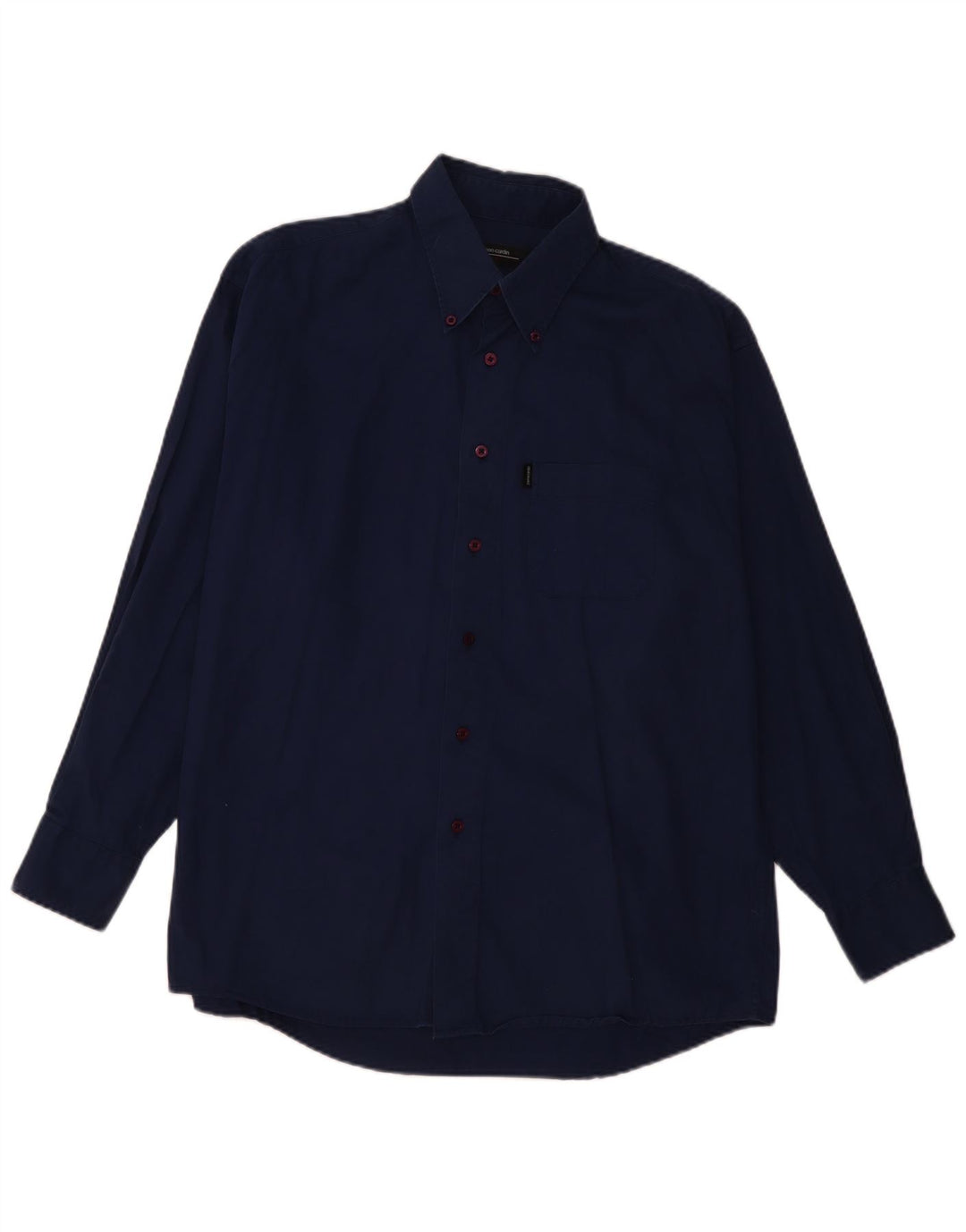PIERRE CARDIN Herrenhemd Große marineblaue Baumwolle
