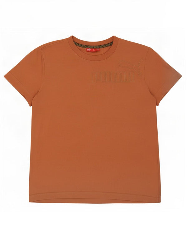 Puma Herren Grafik T-Shirt Top Large Orange
