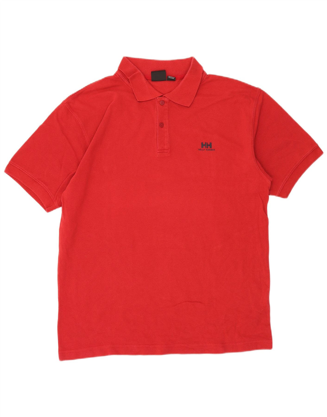 Helly Hansen Herren-Poloshirt, große rote Baumwolle