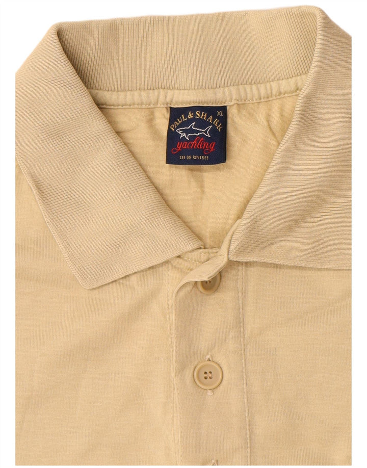 Paul & Shark Herren Poloshirt XL Beige