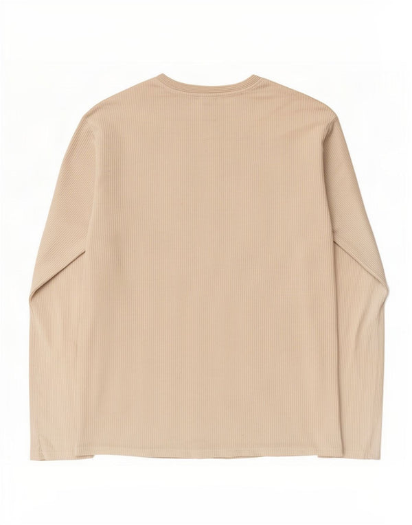 Zara Herren Top Langarm XL Off White