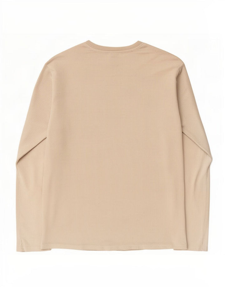 Zara Herren Top Langarm XL Off White