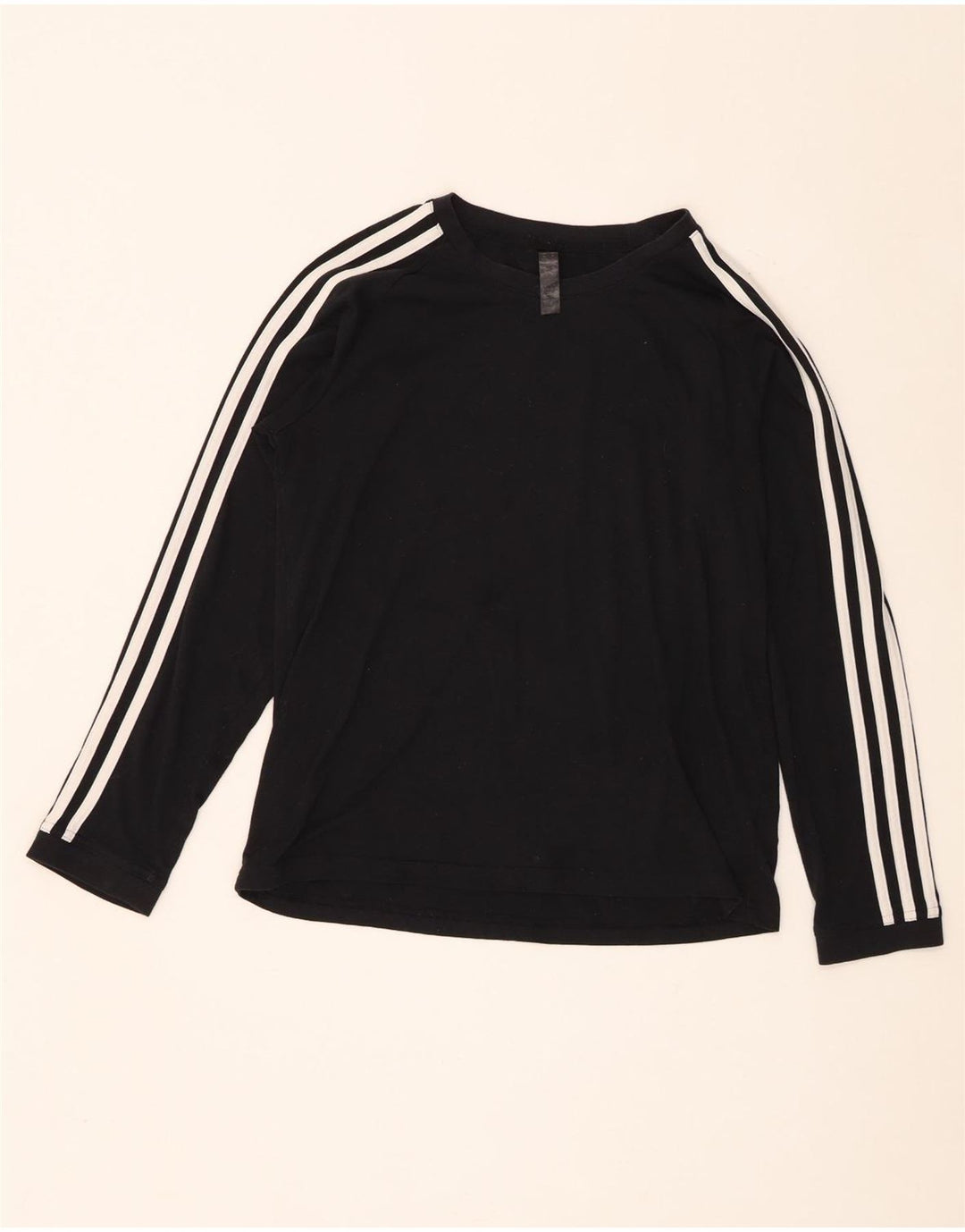Adidas Damen Aeroready Top Langarm UK 12/14 Medium Schwarz Polyester